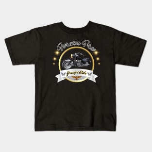 Grandpa Biker Motorcyle Kids T-Shirt